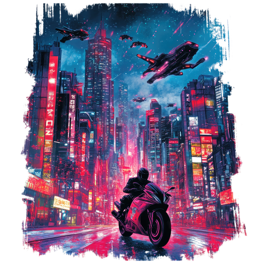 Cyberpunk Biker