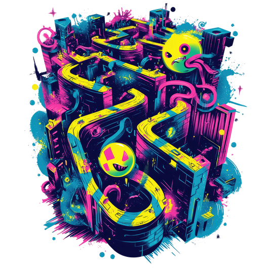 Neon Maze Escape