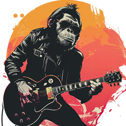 Guitar Groovin' Primate