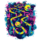 Neon Maze Escape