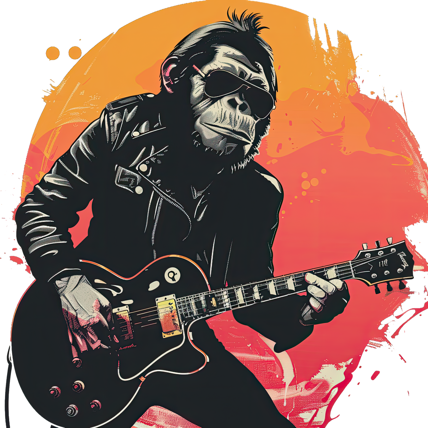 Guitar Groovin' Primate